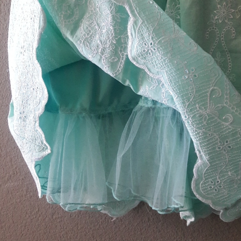 Teal Tea Dress - Picture 6 of 7